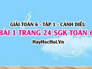 Giải bài 1 trang 24 Toán 6 Tập 1 SGK Cánh Diều: Lũy thừa
